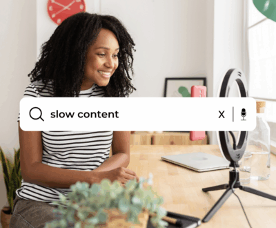 Slow content marketing digital