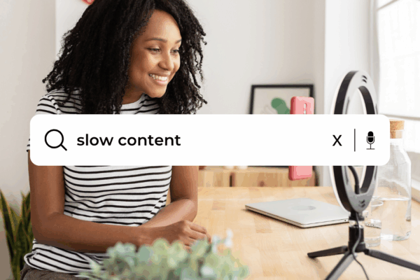 Slow content marketing digital