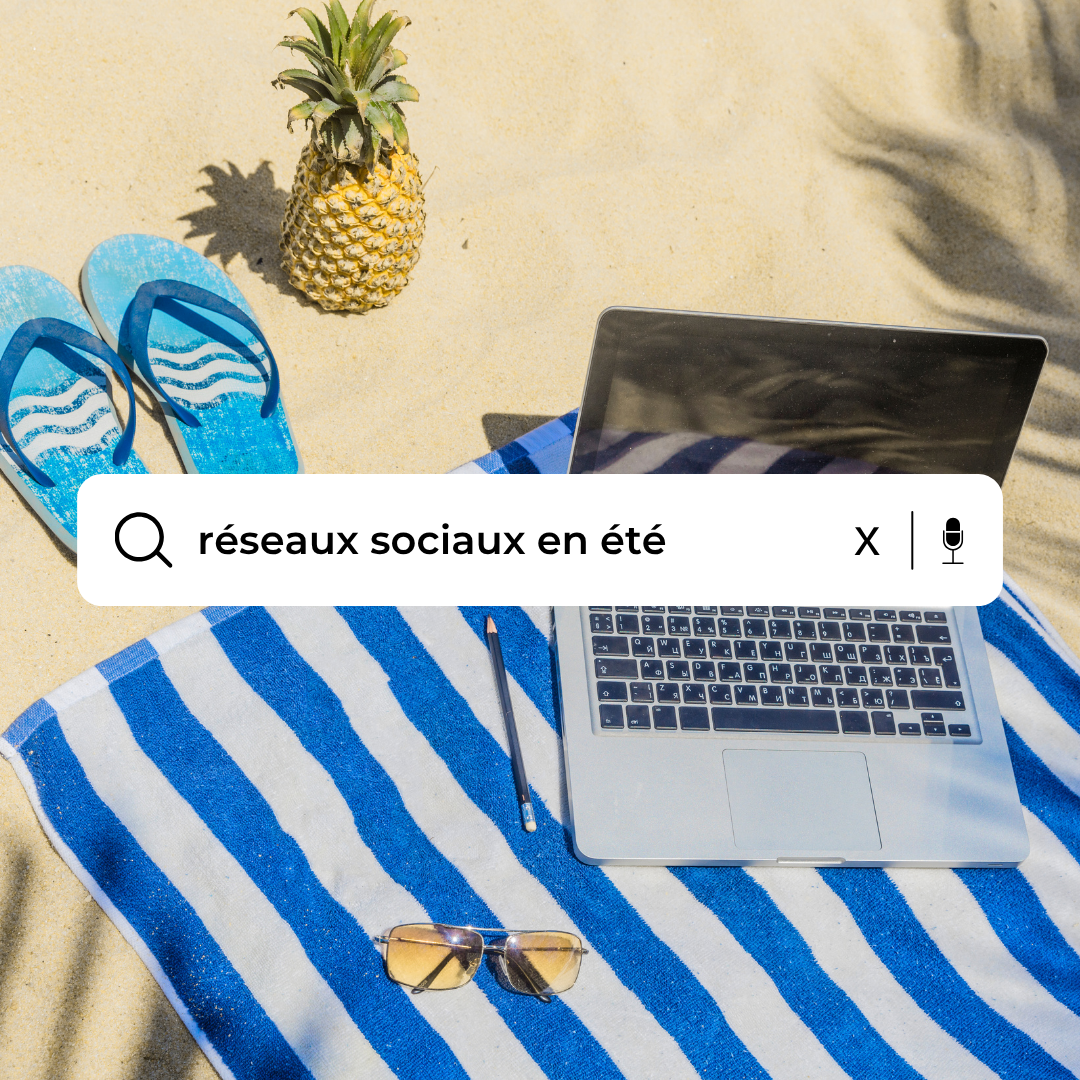 réseaux sociaux en été