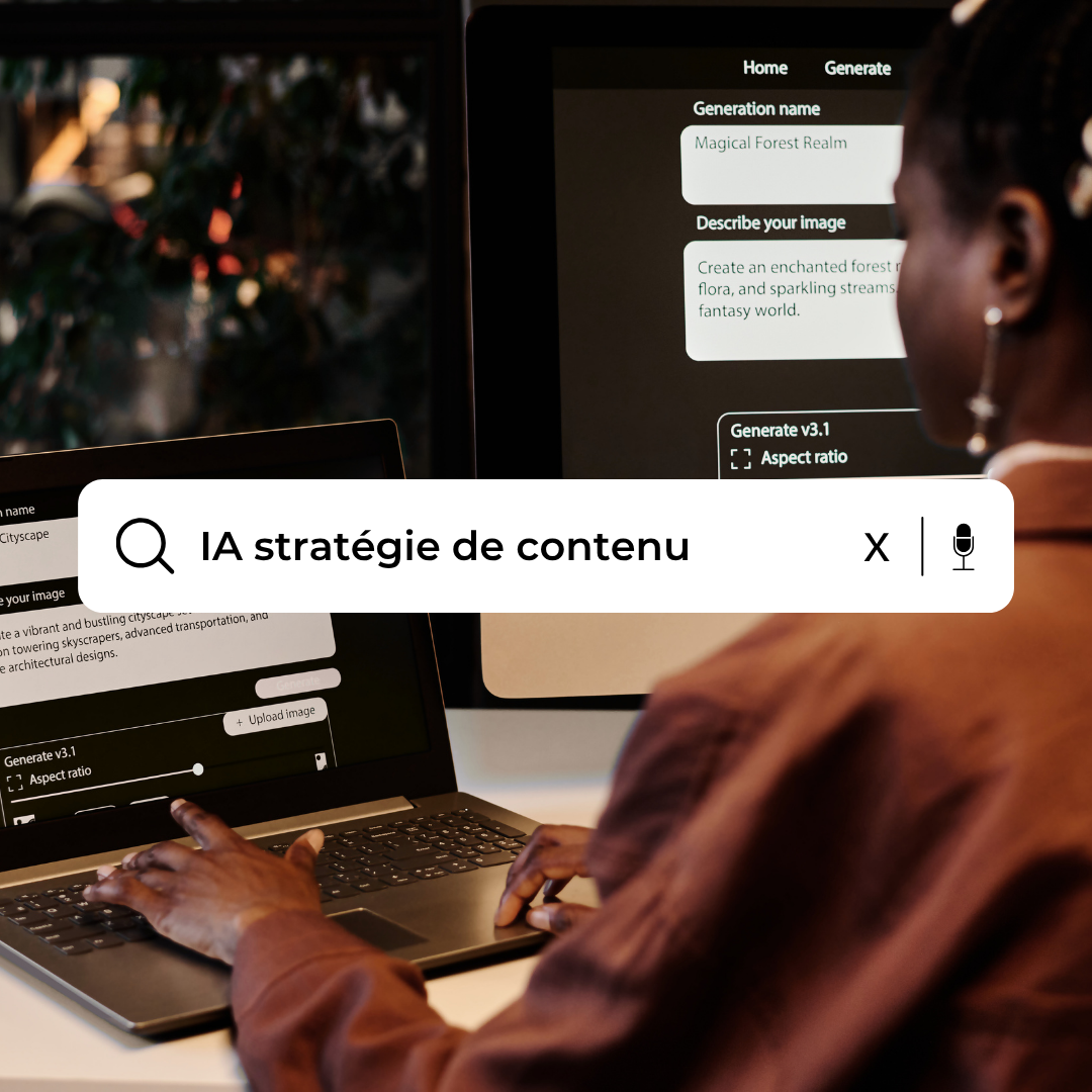 IA et stratégie de contenu marketing digital community manager